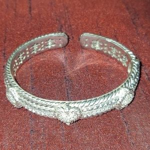 Judith Ripka .925 Hinged Bangle